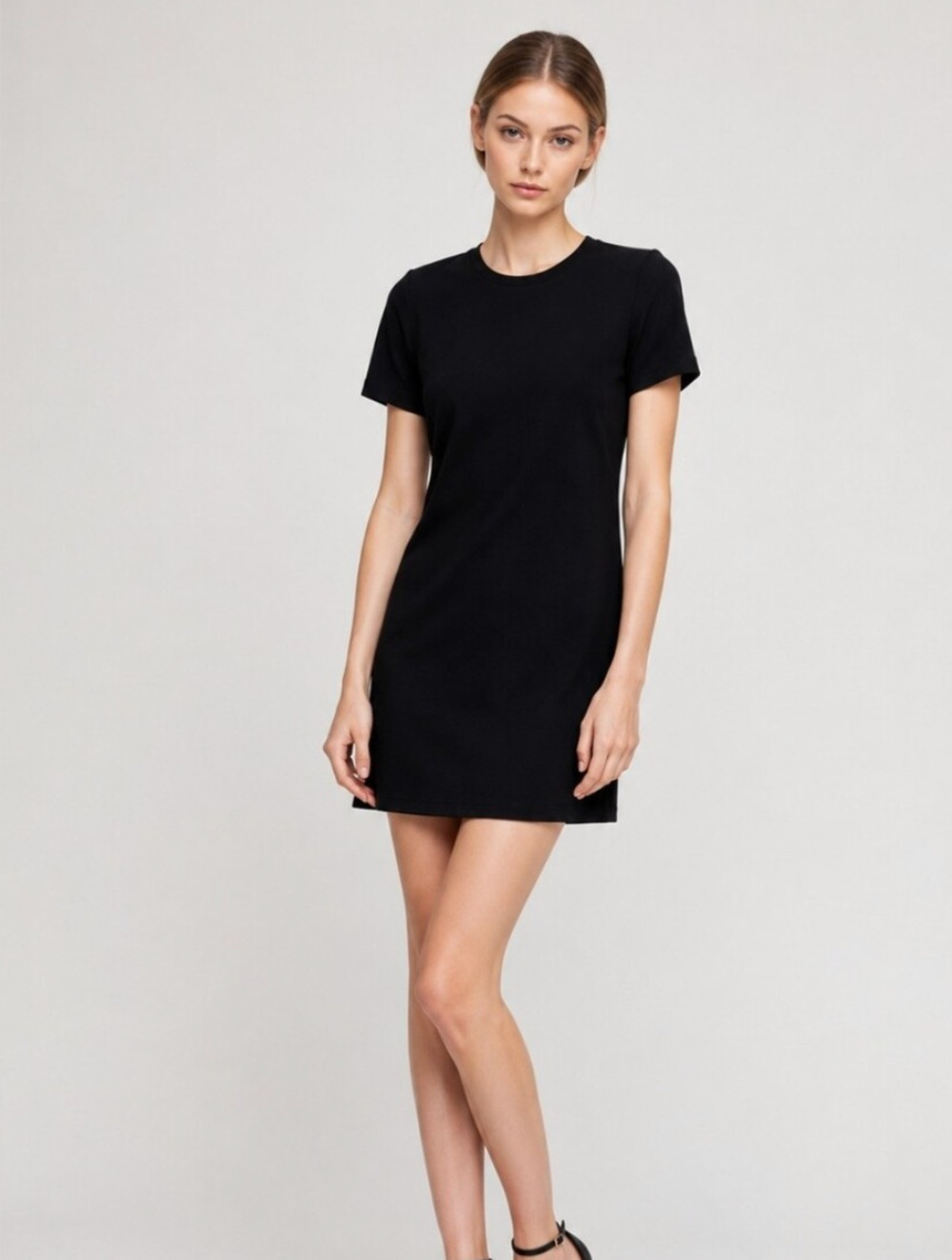 Babaton Aritzia Patricio Dress 6 Black NWT Shift LBD Quiet Luxury Workwear